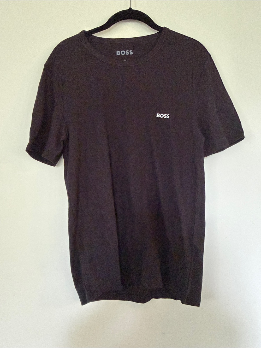BOSS | Black Short-Sleeve Logo Crewneck T-Shirt